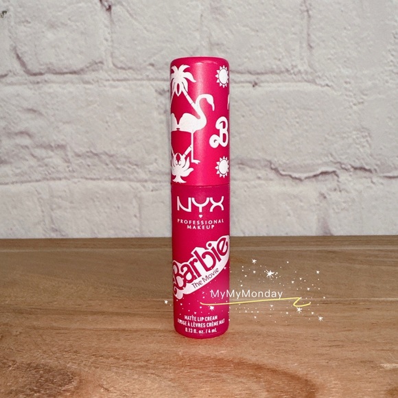 NYX Barbie Matte Lip Cream 01 Dreamhouse Pink - Picture 2 of 4
